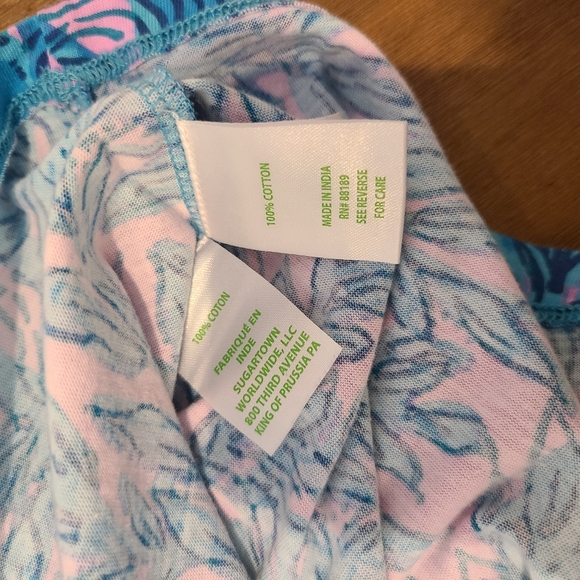 Lilly Pulitzer You Grow Girl Collins Mid Knee Length Cotton Dress - Picture 8 of 9